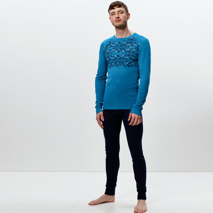 Odlo Odlo ACTIVE WARM ECO W&auml;scheset Herren - tumultuous sea graphic fw20-diving navy - 0 | SportScheck