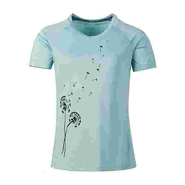 Endurance Plina W S/S Tee Printshirt Damen 3102 Blue Haze