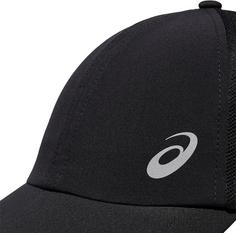 Rückansicht von ASICS Cap performance black