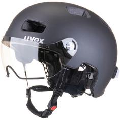 Uvex Rush Vsior Fahrradhelm dark silver mat