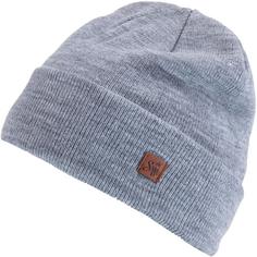Smith and Miller Basic Cuff Beanie mid grey melange