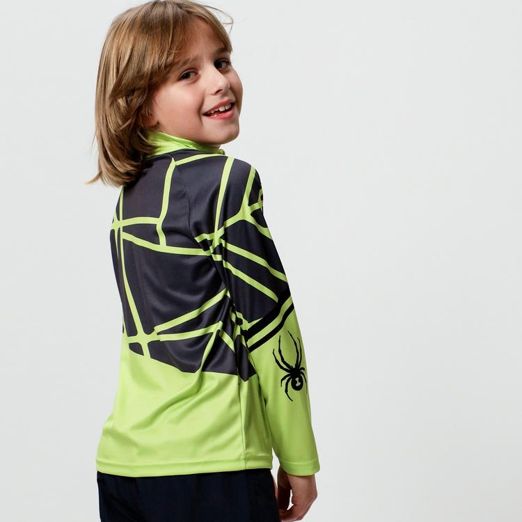Spyder Spyder Hideout Layerlangarmshirt Kinder - sharp lime - 2 | SportScheck