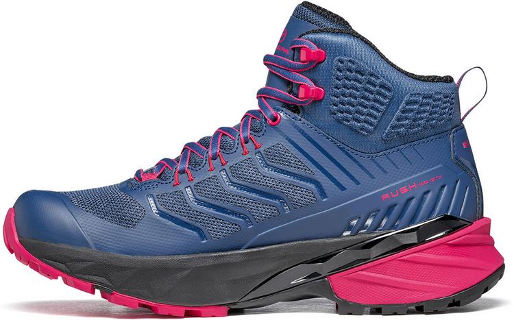 Scarpa Scarpa Rush Mid Wanderschuhe Damen - blue-fuxia - 0 | SportScheck
