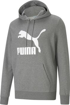 PUMA Classics Hoodie Herren medium gray heather