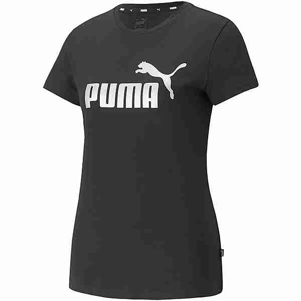 PUMA Essentiell T-Shirt Damen puma black-silver metallic