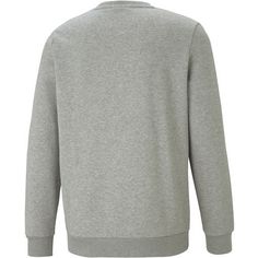 Rückansicht von PUMA Essentiell Sweatshirt Herren medium gray heather
