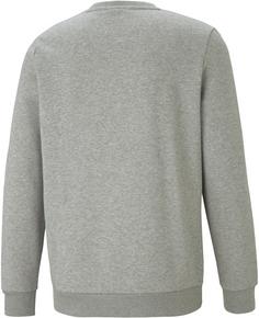 Rückansicht von PUMA Essentiell Sweatshirt Herren medium gray heather