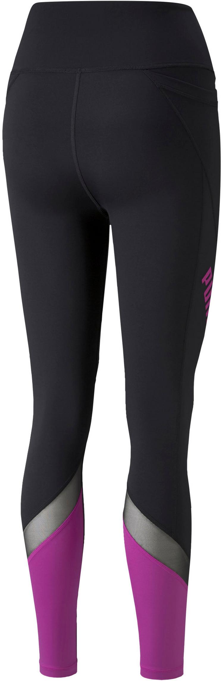 PUMA PUMA Train Logo Eversculpt Tights Damen - black-deep orchid - 0 | SportScheck