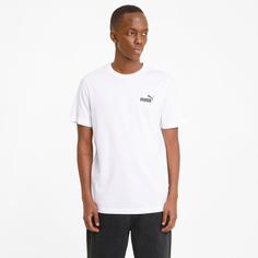 Rückansicht von PUMA Essentiell T-Shirt Herren puma white