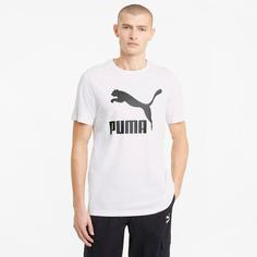 Rückansicht von PUMA Classics T-Shirt Herren puma white