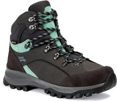 Rückansicht von Hanwag GTX Alta Bunion II Wanderschuhe Damen asphalt-mint