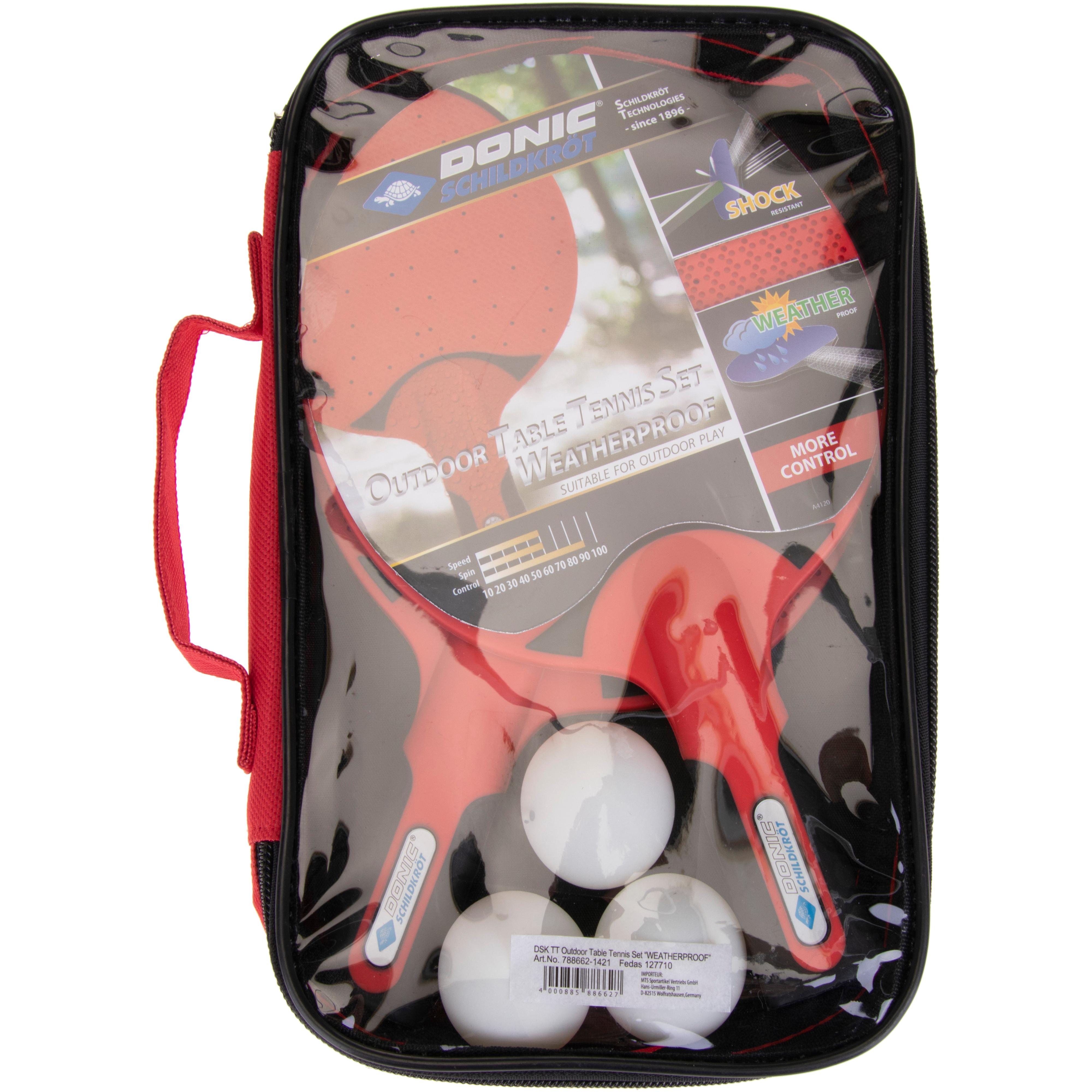 Image of Donic-Schildkröt TT 2er Set Outdoor weatherproof Tischtennis Set