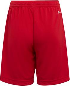 Rückansicht von adidas Entrada22 Fußballshorts Kinder team power red