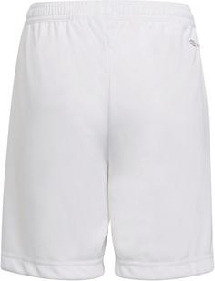 Rückansicht von adidas Entrada22 Fußballshorts Kinder white