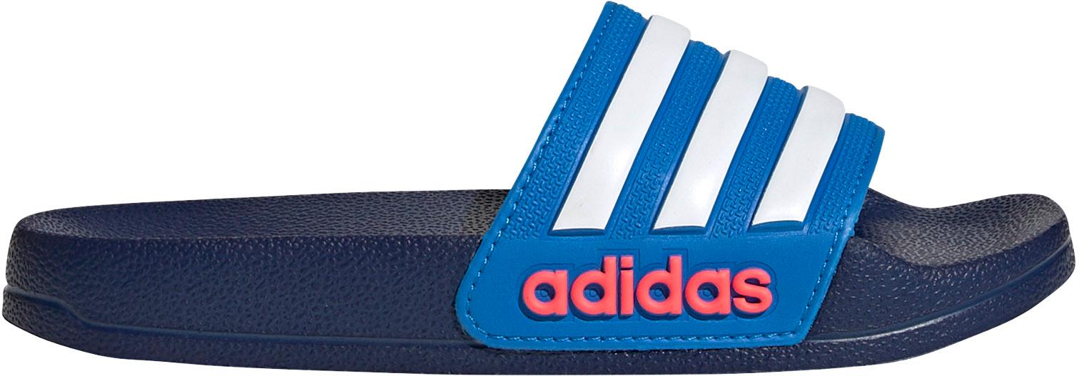 Adidas Adilette Shower Badelatschen Kinder dark blue ftwr white blue rush im Online Shop von SportScheck kaufen