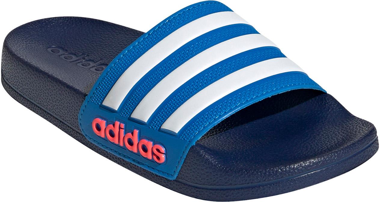 Adidas Adilette Shower Badelatschen Kinder dark blue ftwr white blue rush im Online Shop von SportScheck kaufen