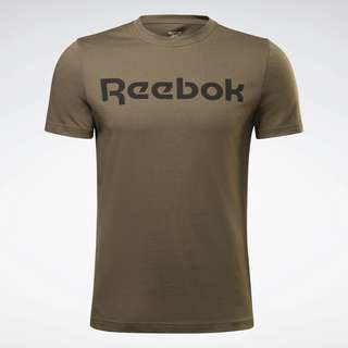 Reebok Graphic Series Linear Logo T-Shirt Funktionsshirt Herren Grün