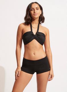 Rückansicht von Seafolly Collective Bikini Hose Damen black