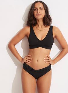 Rückansicht von Seafolly Collective Bikini Hose Damen black