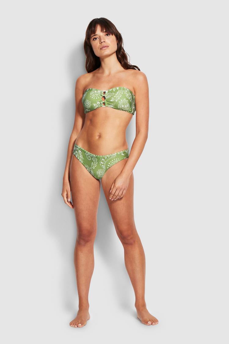 Seafolly Seafolly Folklore Bikini Oberteil Damen - green tea - 0 | SportScheck
