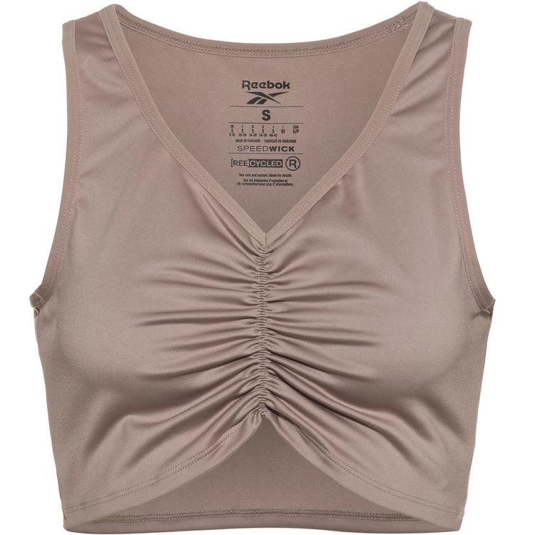 Reebok Reebok Ruched Croptop Damen - boulder grey - 0 | SportScheck