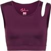 unifit Croptop Damen - potent purple