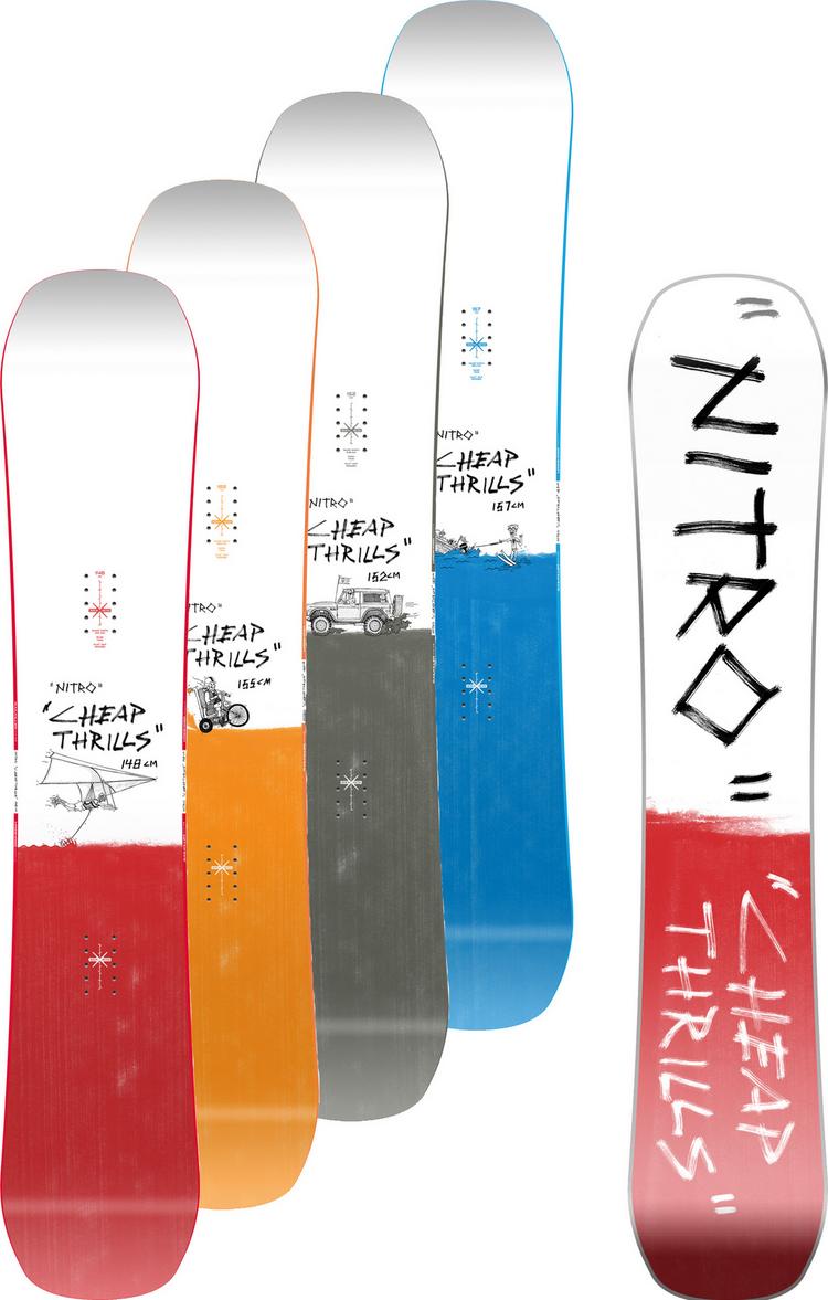 Nitro Snowboards Nitro Snowboards CHEAP TRILLS Freestyle Board Herren - mulit color - 0 | SportScheck