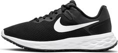 Nike Revolution 6 Laufschuhe Damen black-white-dk smoke grey-cool grey