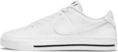 Nike Court Legacy Next Nature Sneaker Damen white-white-black-volt