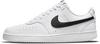 Nike Court Vision Next Nature Sneaker Damen - white-black-white