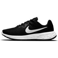 Nike REVOLUTION 6 Laufschuhe Herren black-white-iron grey