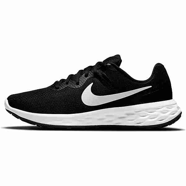 Nike REVOLUTION 6 Laufschuhe Herren black-white-iron grey