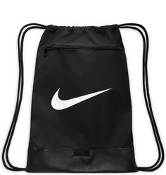 Nike Brasilia-Draqstring-18L Turnbeutel black-black-white