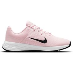 Rückansicht von Nike REVOLUTION 6 Laufschuhe Kinder pink foam-black