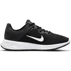 Rückansicht von Nike Revolution 6 Laufschuhe Damen black-white-dk smoke grey-cool grey