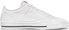 Rückansicht von Nike Court Legacy Next Nature Sneaker Damen white-white-black-volt