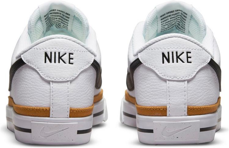 Nike Nike Court Legacy Next Nature Sneaker Damen - white-black-desert ochre-team orange - 0 | SportScheck