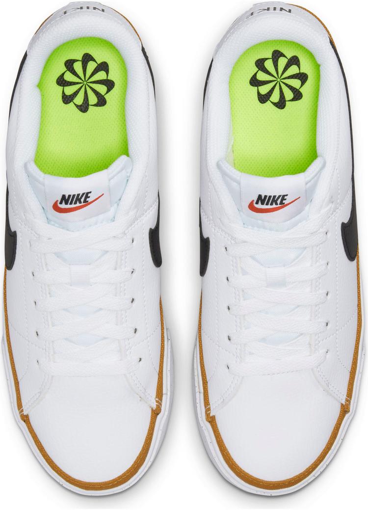 Nike Nike Court Legacy Next Nature Sneaker Damen - white-black-desert ochre-team orange - 2 | SportScheck