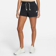 Rückansicht von Nike GYM VINTAGE Sweatshorts Damen black-white