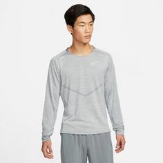 Rückansicht von Nike Techknit Funktionsshirt Herren smoke grey-lt smoke grey-reflective silv