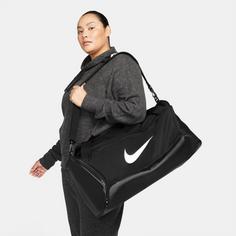 Rückansicht von Nike Brasilia-M-60L Sporttasche black-black-white