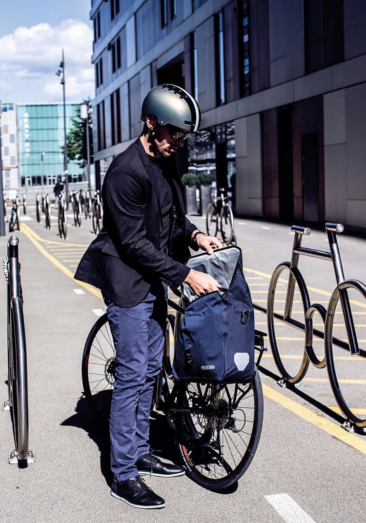 ORTLIEB ORTLIEB DOWNTOWN TWO QUICK-LOCK 2.1 Fahrradtasche - steel blue - 0 | SportScheck