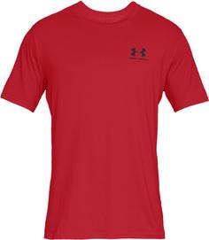 Under Armour SPORTSTYLE LEFT CHEST Funktionsshirt Herren red