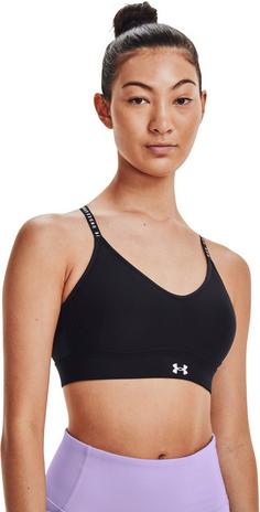 Rückansicht von Under Armour Infinity Sport-BH Damen black