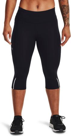 Rückansicht von Under Armour Fly Fast 3.0 Speed 3/4-Lauftights Damen black