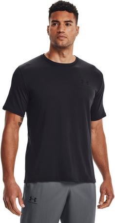 Rückansicht von Under Armour SPORTSTYLE LEFT CHEST Funktionsshirt Herren black