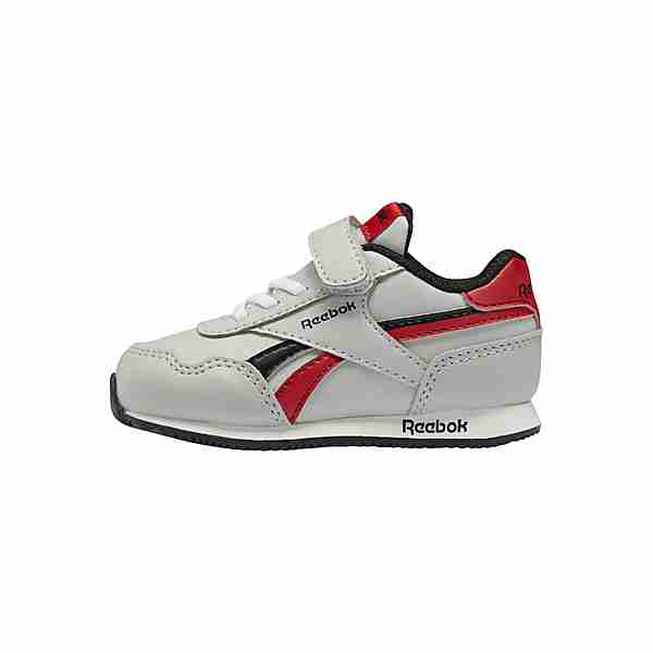 Reebok Royal Classic Jogger 3 Shoes Sneaker Kinder Pure Grey 2 / Core Black / Vector Red