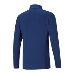 Rückansicht von PUMA teamCUP HalfZip Sweatshirt Funktionssweatshirt Herren blau
