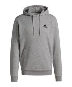 adidas Essential Feelcozy Hoody Sweatshirt Herren grauschwarz