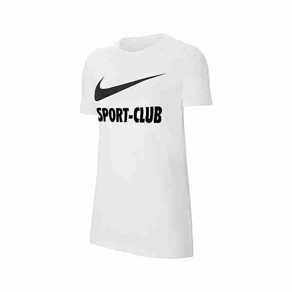 Nike SC Freiburg Freizeit T-Shirt Swoosh D Fanshirt Damen weiss